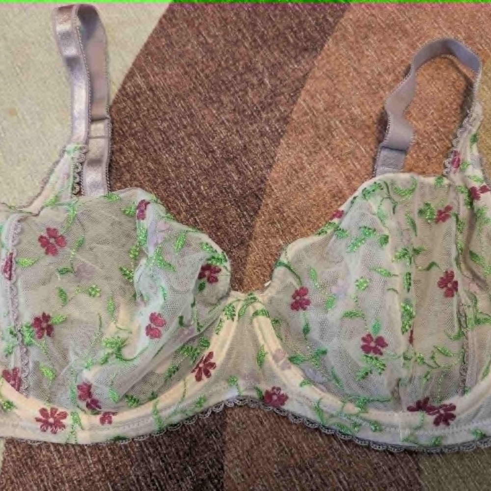 Adore Me Rosa Floral Unlined Balconette Bra
